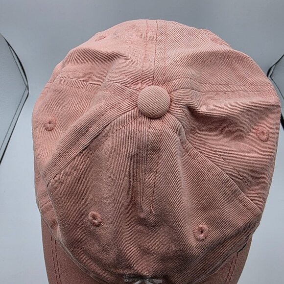 Roxy Next Level Womens Pink Palm Tree Baseball Cap Casual Embroidered Hat - Picture 5 of 9